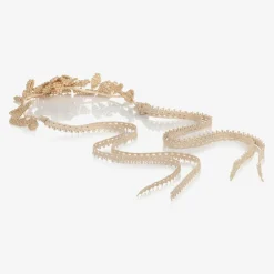 Sienna Likes To Party Hair Accessories*Gold Pearl Garland Headband