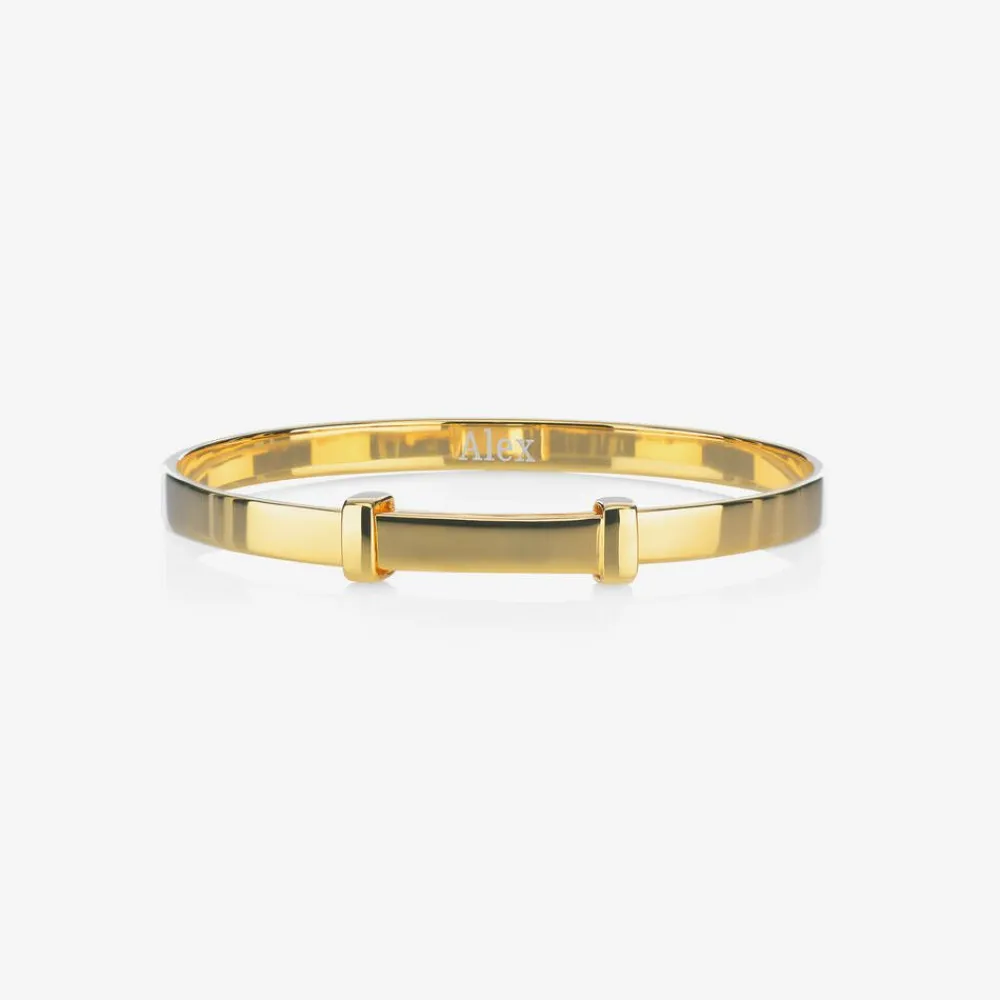 Little Star Jewellery|Jewellery*Gold Plated Personalised Bangle