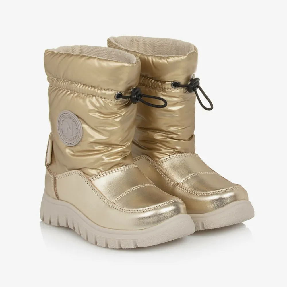 Naturino Snow Boots|Snow Boots*Gold Waterproof Snow Boots
