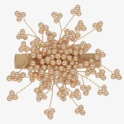Sienna Likes To Party Hair Accessories*Golden Pearl Hair Clip (9cm)