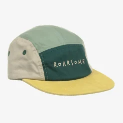 Roarsome Hats|Hats*Green & Yellow Cotton Cap