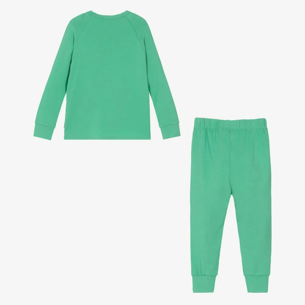 Roarsome Snowwear|Snowwear*Green Bamboo Jersey Base Layer Set