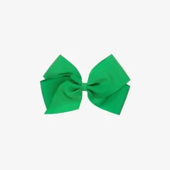 Peach Ribbons Hair Accessories*Green Bow Hair Clip (12cm)