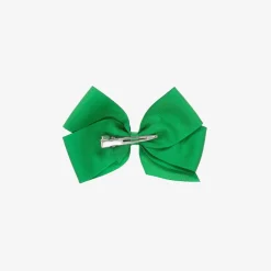 Peach Ribbons Hair Accessories*Green Bow Hair Clip (12cm)