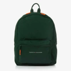 Tommy Hilfiger Bags*Green Canvas Backpack (37cm)