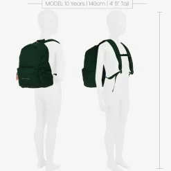 Tommy Hilfiger Bags*Green Canvas Backpack (37cm)