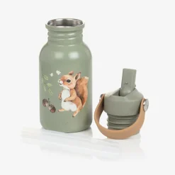Elodie Lunch Accessories|Lunch Accessories*Green Chipmunk Water Bottle (16cm)