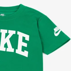 Nike Tops*Green Cotton T-Shirt