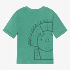 Roarsome Tops*Green Dinosaur Organic Cotton T-Shirt