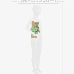 Powell Craft Toys*Green Farmyard Pyjama Teddy Bear (34cm)