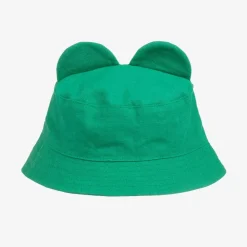 Stella McCartney Kids Hats|Hats*Green Frog Cotton Sun Hat