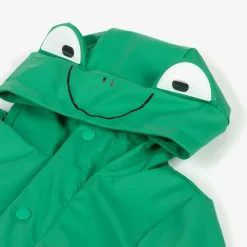 Stella McCartney Kids Coats & Jackets|Coats & Jackets*Green Hooded Frog Rain Coat