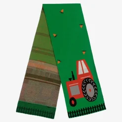 Stella McCartney Kids Scarves|Scarves*Green Organic Cotton Tractor Scarf