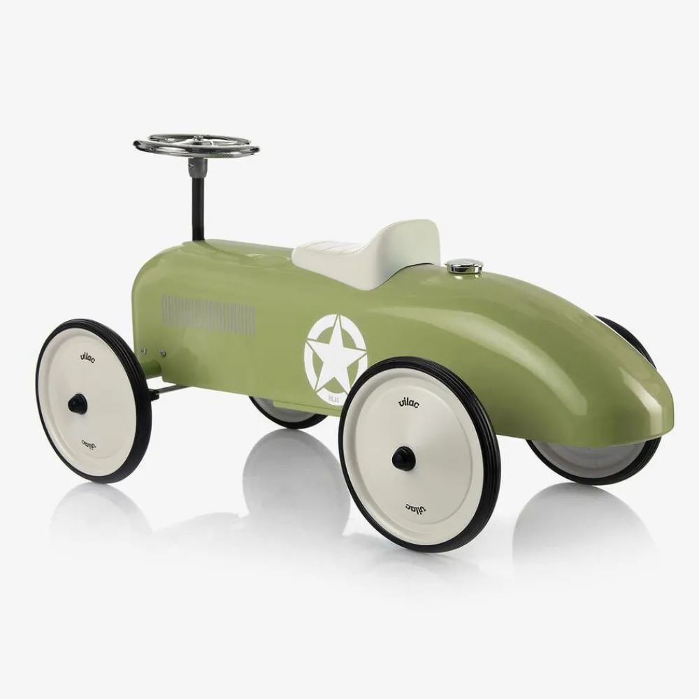 Vilac Toys|Toys*Green Ride-On Vintage Car (76cm)