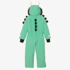 Roarsome Snowwear|Snowwear*Green Spike The Dinosaur Snowsuit