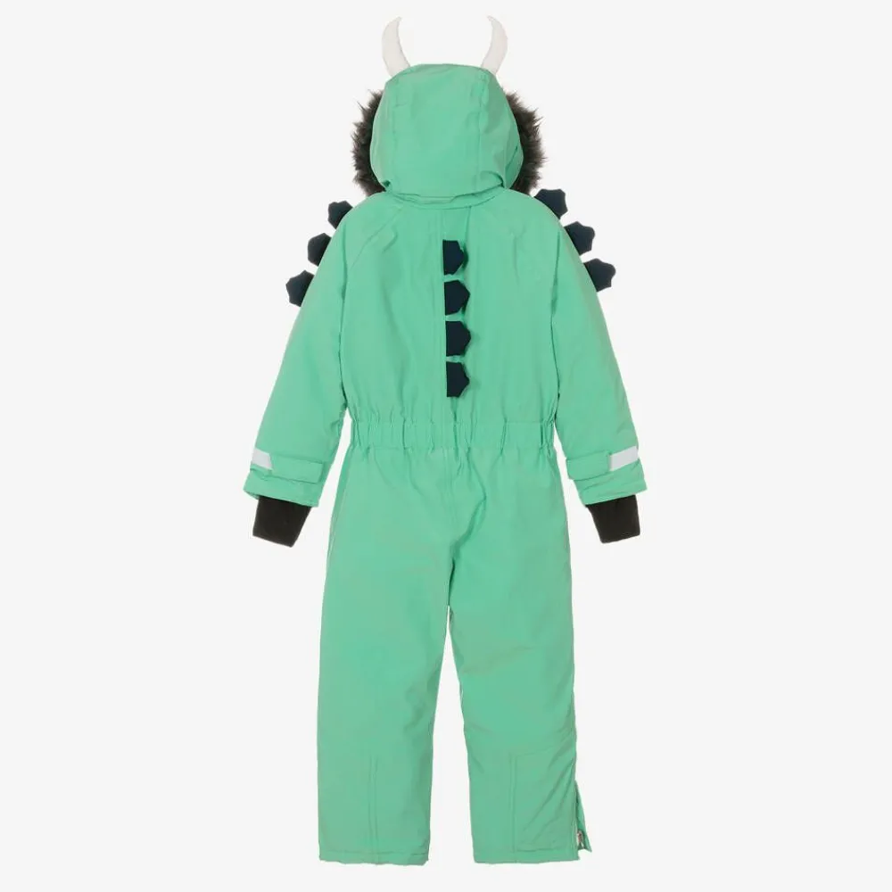 Roarsome Snowwear|Snowwear*Green Spike The Dinosaur Snowsuit