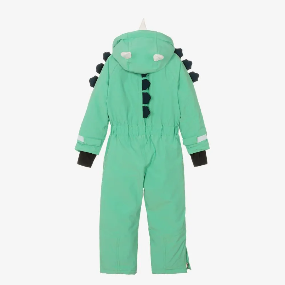 Roarsome Snowwear|Snowwear*Green Spike The Dinosaur Snowsuit
