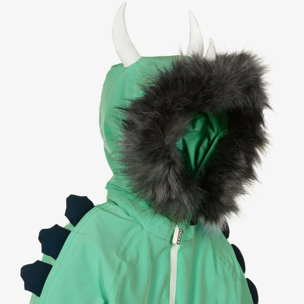 Roarsome Snowwear|Snowwear*Green Spike The Dinosaur Snowsuit