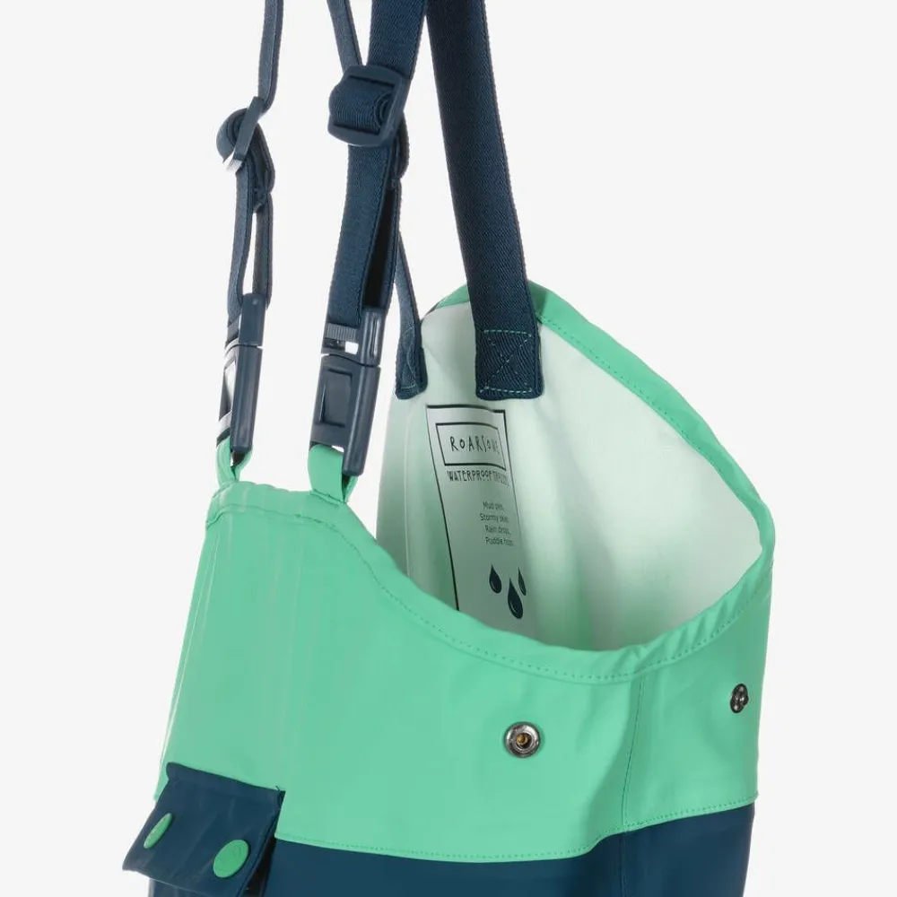 Roarsome Trousers*Green Spike The Dinosaur Rain Trousers