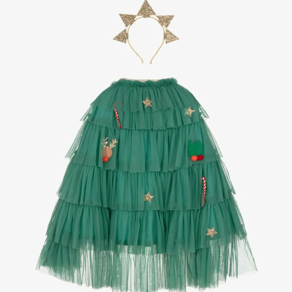 Meri Meri Costumes|Costumes*Green Tulle Christmas Tree Costume
