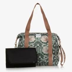 Elodie Bags*Green William Morris Changing Bag (53cm)