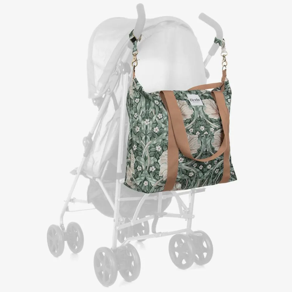 Elodie Bags*Green William Morris Changing Bag (53cm)