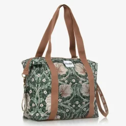 Elodie Bags*Green William Morris Changing Bag (53cm)