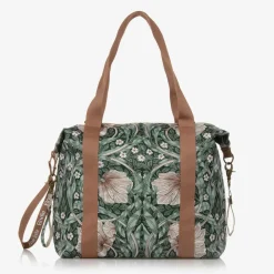 Elodie Bags*Green William Morris Changing Bag (53cm)