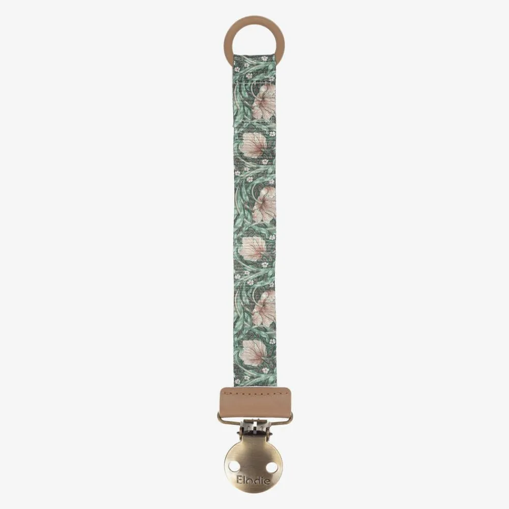 Elodie Sleeping Accessories*Green William Morris Dummy Clip
