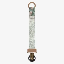 Elodie Sleeping Accessories*Green William Morris Dummy Clip
