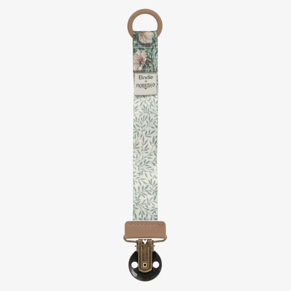 Elodie Sleeping Accessories*Green William Morris Dummy Clip