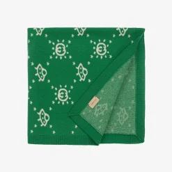 Gucci Gifts*Green Wool Knitted Interlocking G Blanket (85cm)