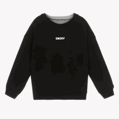 DKNY Tops*Grey & Black Cotton Reversible Sweatshirt