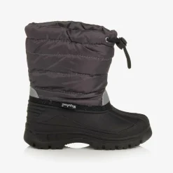 Playshoes Snow Boots|Snow Boots*Grey & Black Snow Boots