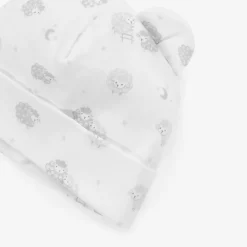 Kissy Kissy Hats|Hats*Grey & White Cotton Baby Sheep Hat