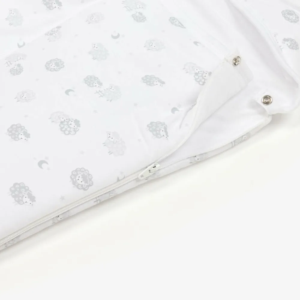 Kissy Kissy Gifts|Nests*Grey & White Cotton Baby Sheep Nest (76cm)