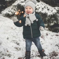 Sätila of Sweden Scarves|Scarves*Grey Belle Knitted Scarf (88cm)