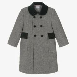 Ancar Coats & Jackets|Coats & Jackets*Grey Classic Wool Coat