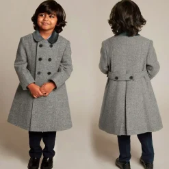 Ancar Coats & Jackets|Coats & Jackets*Grey Classic Wool Coat