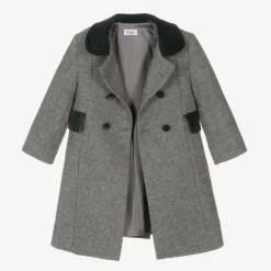 Ancar Coats & Jackets|Coats & Jackets*Grey Classic Wool Coat