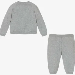 Versace Gifts*Grey Cotton & Cashmere Baby Trouser Gift Set