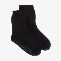 Falke Socks|Socks*Grey Cotton & Wool Slipper Socks