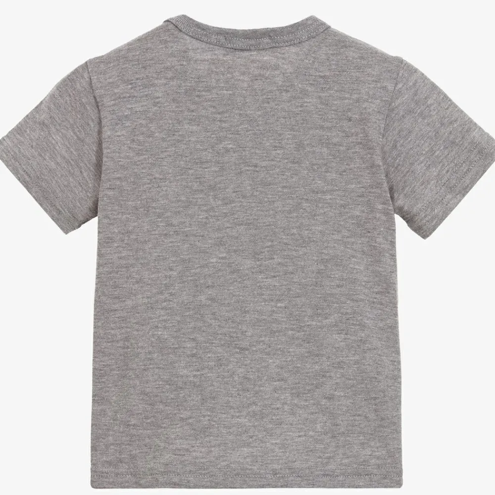 Dolce amp; Gabbana Tops*Grey Cotton Baby T-Shirt