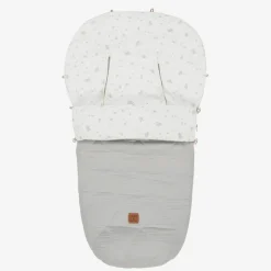 Uzturre Footmuffs*Grey Cotton Footmuff (93cm)