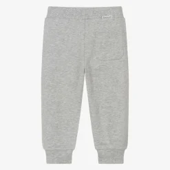 Moncler Enfant Trousers|Trousers*Grey Cotton Joggers