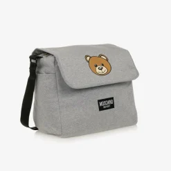 Moschino Baby Gifts*Grey Cotton Teddy Bear Changing Bag (49cm)