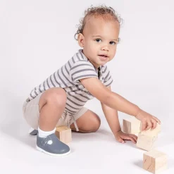 Early Days First Walkers|First Walkers*Grey First Walker Shoes