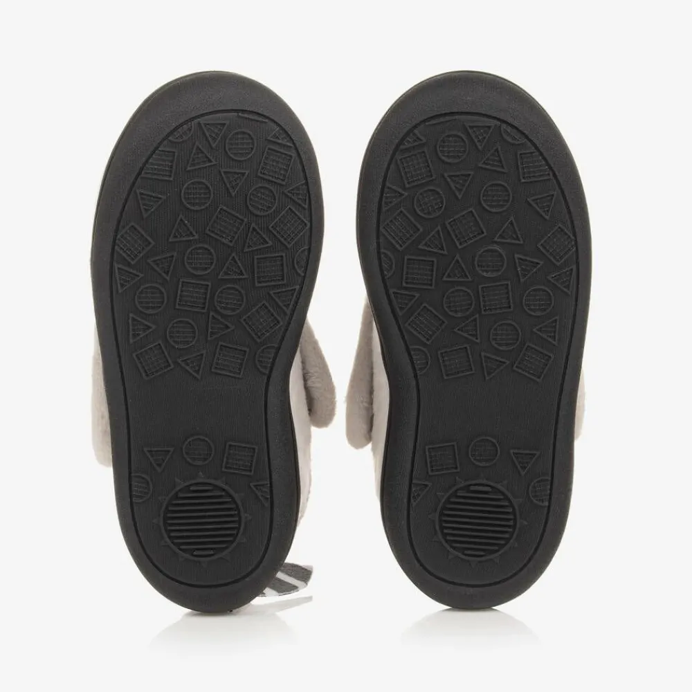 Chipmunks Slippers|Slippers*Grey Fleece Slippers