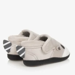 Chipmunks Slippers|Slippers*Grey Fleece Slippers
