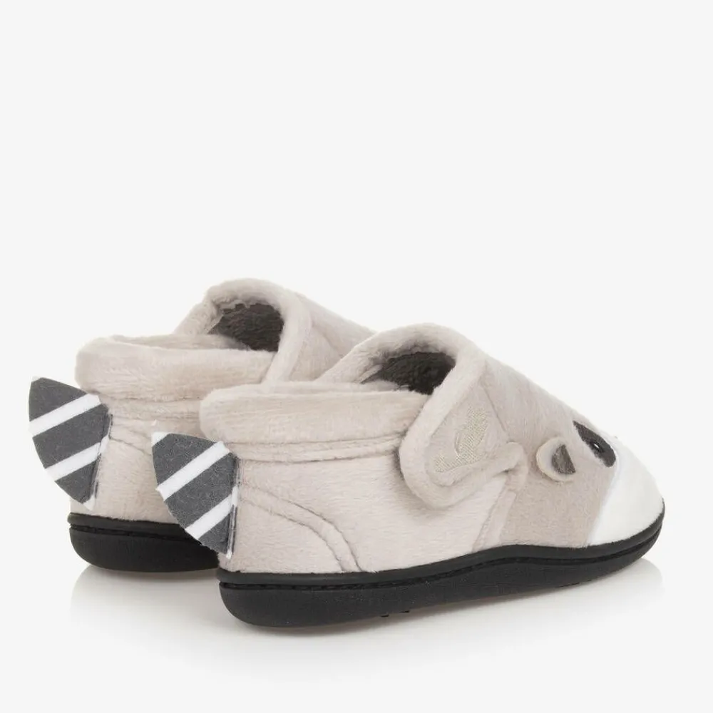 Chipmunks Slippers|Slippers*Grey Fleece Slippers